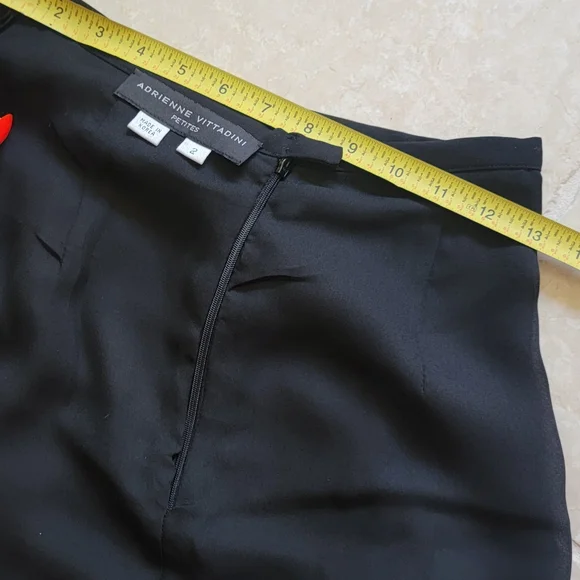 ADRIENNE VITTADINI Long Black Ruffle Skirt - Picture 11 of 12